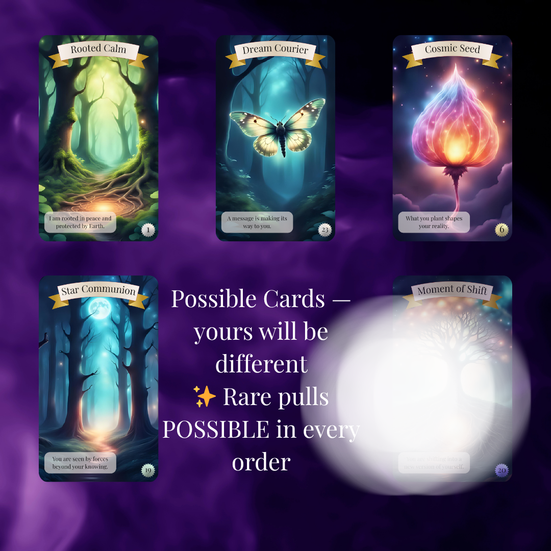 Mystery Oracle Card and Resin Artifact Pull Box