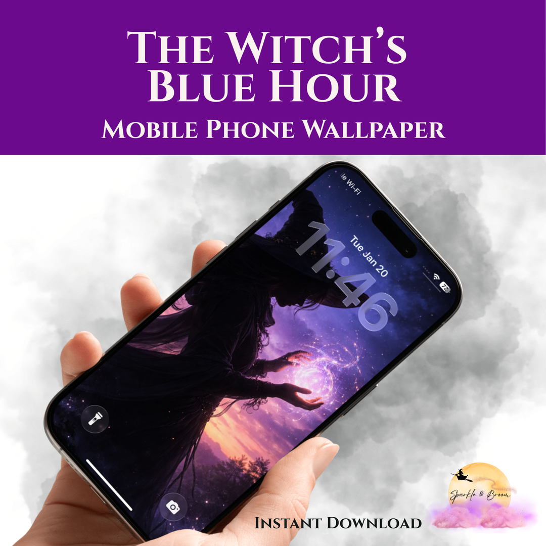 The Witch's Blue Hour | Mobile Phone Wallpaper