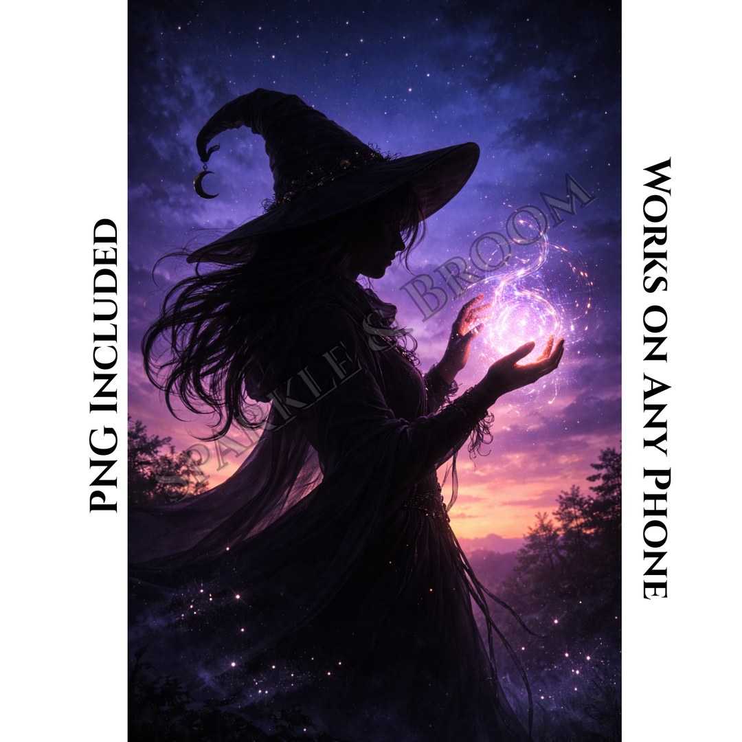 The Witch's Blue Hour | Mobile Phone Wallpaper