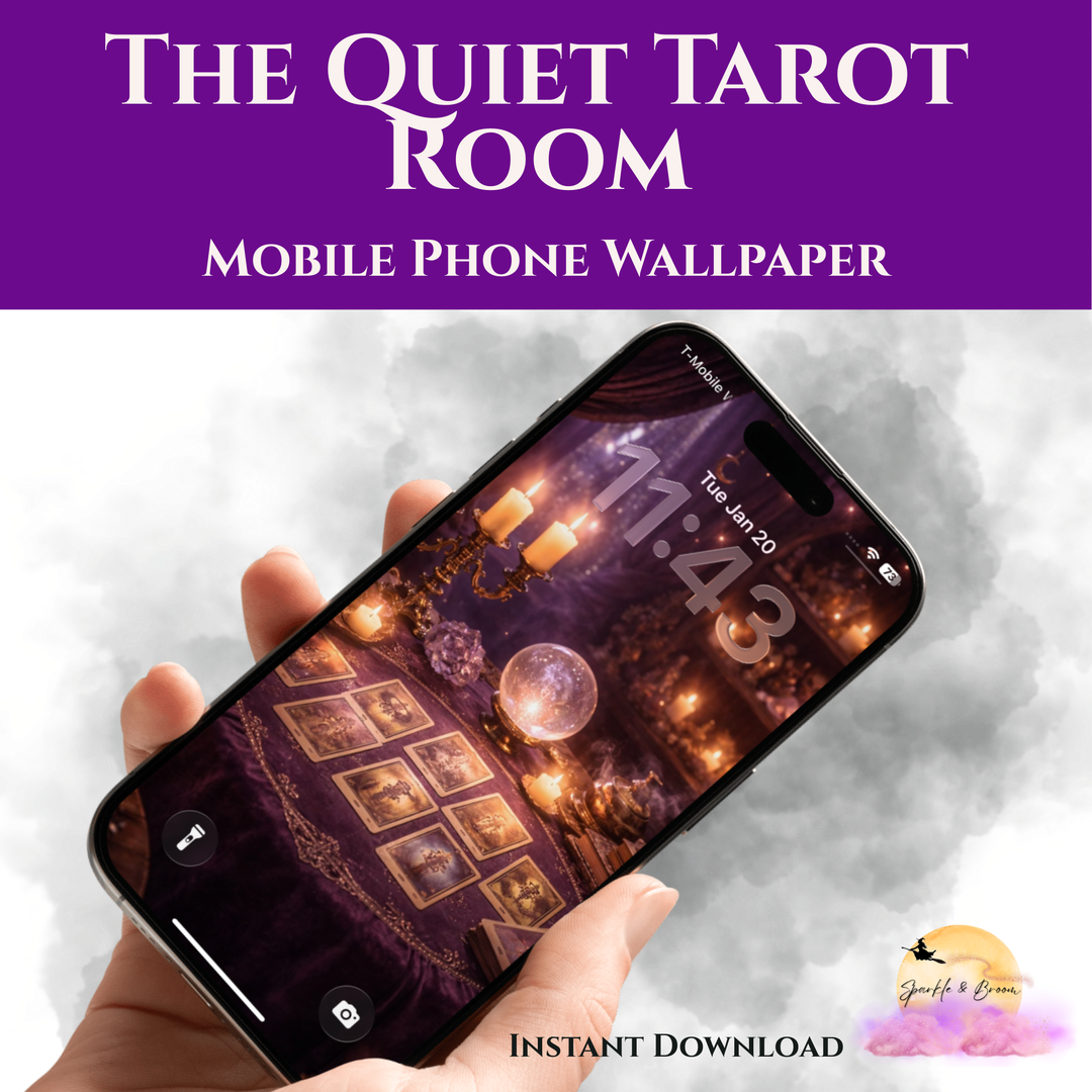 The Quiet Tarot Room | Mobile Phone Wallpaper