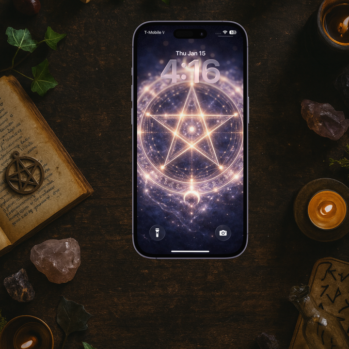 Starlight Protection Circle | Mobile Phone Wallpaper