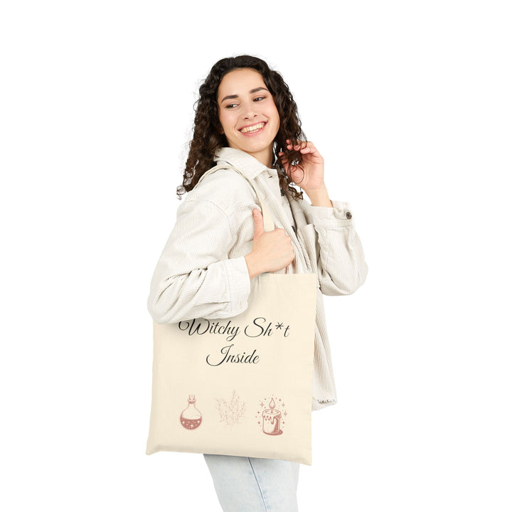 Witchy Sh*t Inside — Reversible Spell Tote Bag (Double-Sided Design)