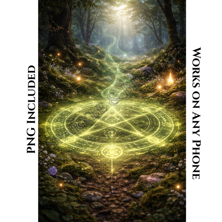 The Green Circle | Mobile Phone Wallpaper