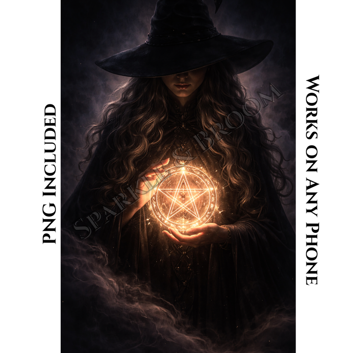 The Witch's Quiet Power | Mobile Phone Wallpaper