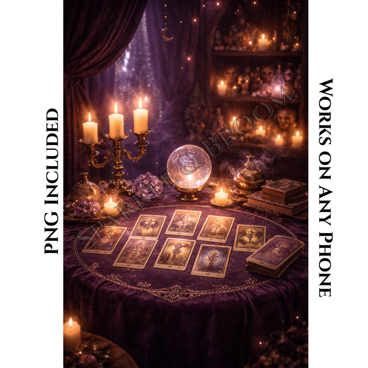 The Quiet Tarot Room | Mobile Phone Wallpaper