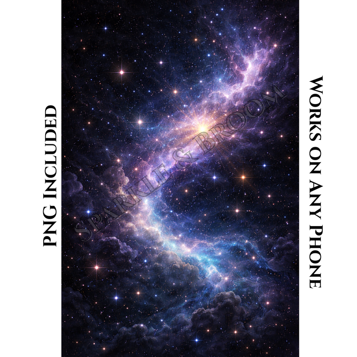 Black Star Magic | Mobile Phone Wallpaper