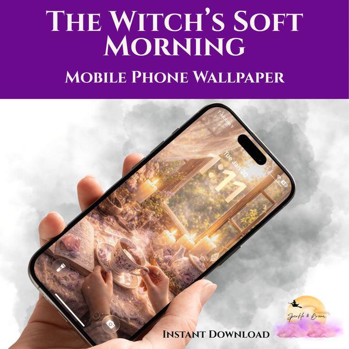 The Witch's Soft Morning | Mobile Phone Wallpaper