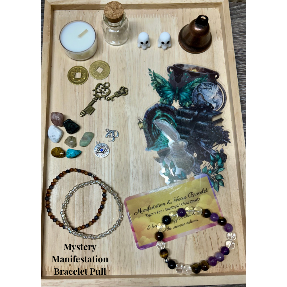 Mystery Manifestation Bracelet Pull – Intention, Charms & Witchy Surprises