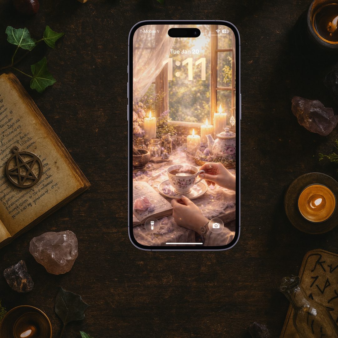 The Witch's Soft Morning | Mobile Phone Wallpaper