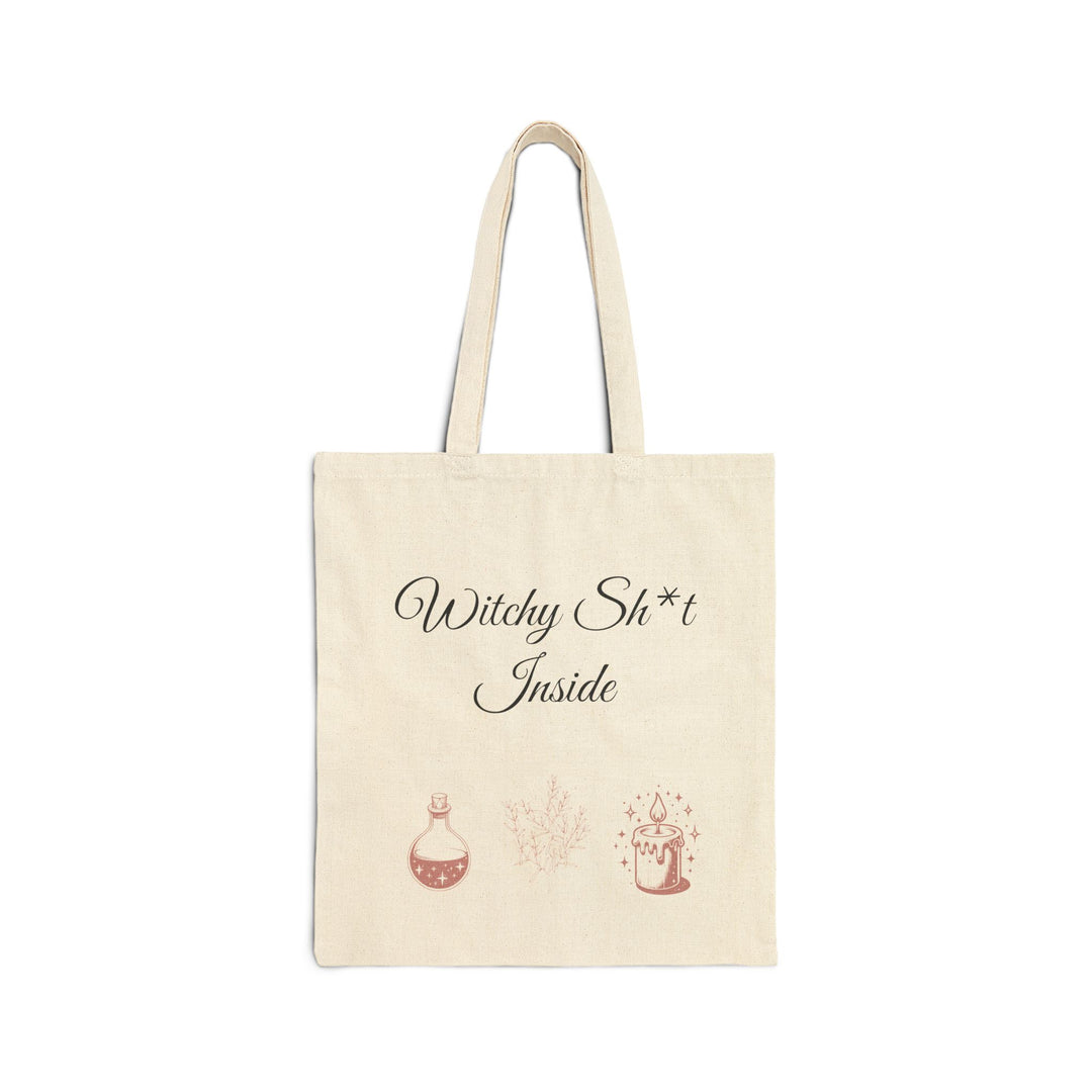 Witchy Sh*t Inside — Reversible Spell Tote Bag (Double-Sided Design)