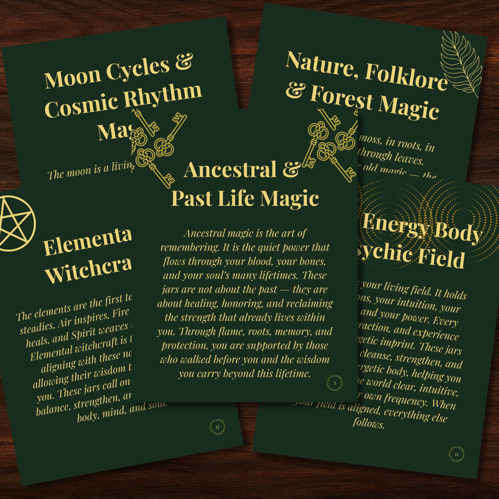 Witchy Jar Magic Volume 2 - Spell Jar Recipe Book