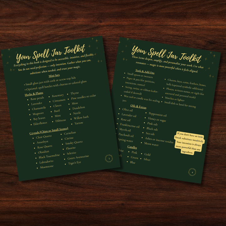 Witchy Jar Magic Volume 2 - Spell Jar Recipe Book