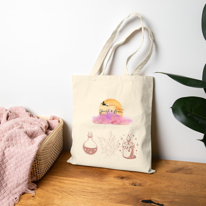 Witchy Sh*t Inside — Reversible Spell Tote Bag (Double-Sided Design)