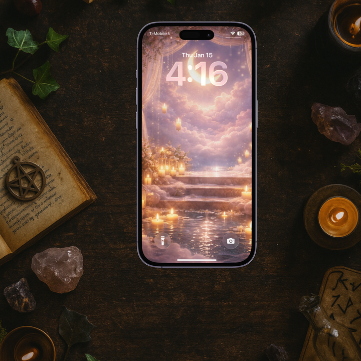 Moonbound Sanctuary | Mobile Phone Wallpaper