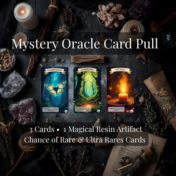 Mystery Oracle Card and Resin Artifact Pull Box