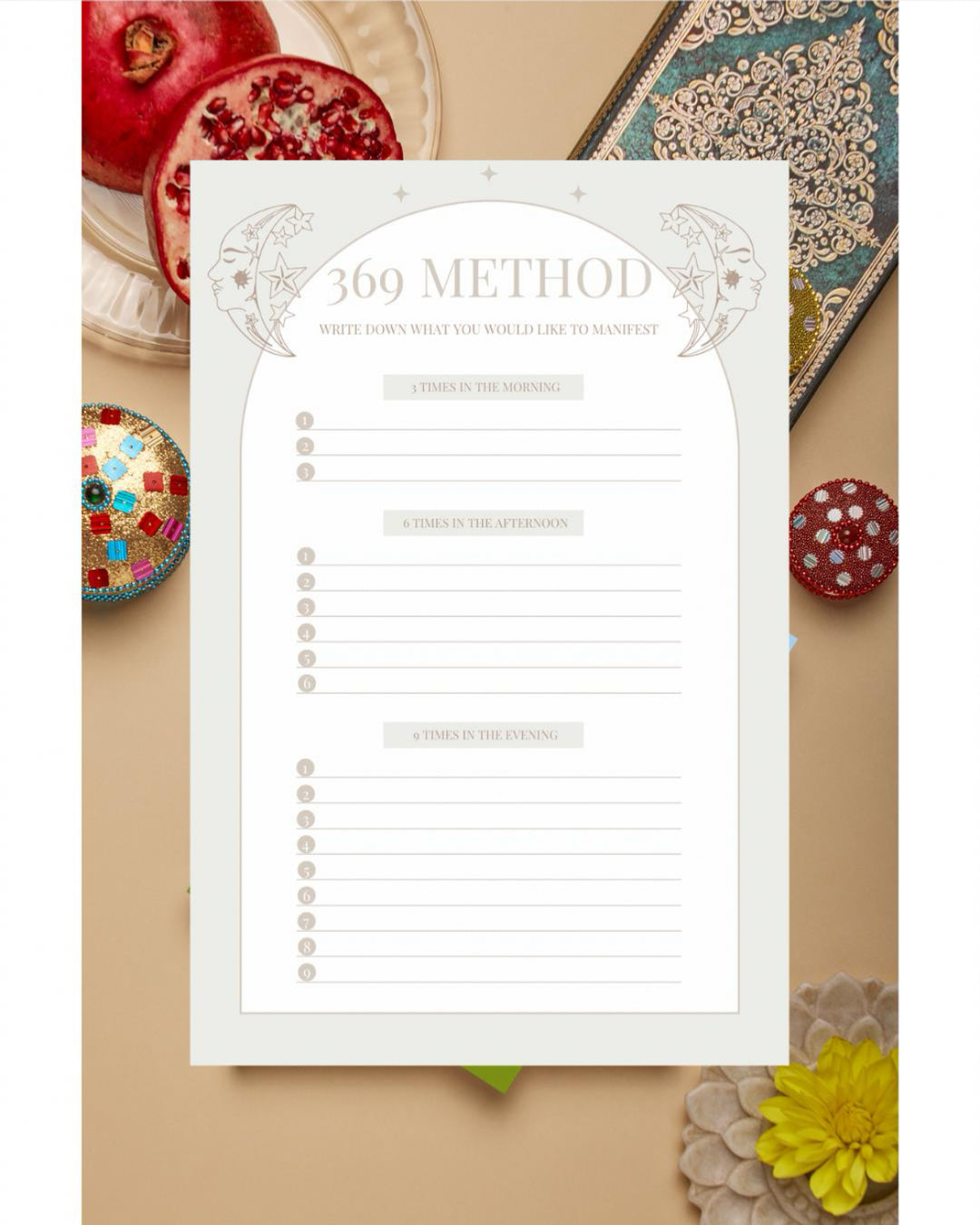 Manifestation Workbook for Intentional Alignment – Printable Law of Attraction Guide for Spiritual Growth & Goal Setting