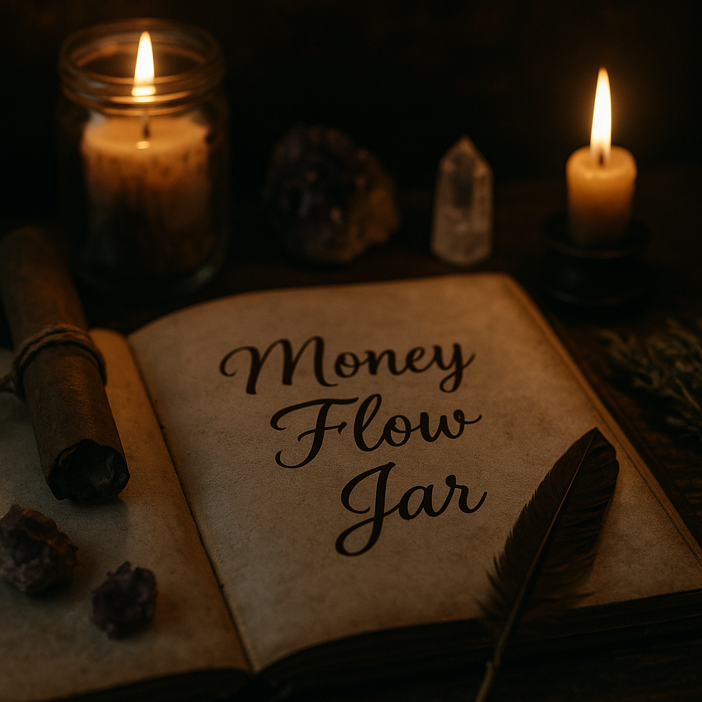 Money Flow Spell Jar Recipe — Attract Consistent Income (Digital Download)