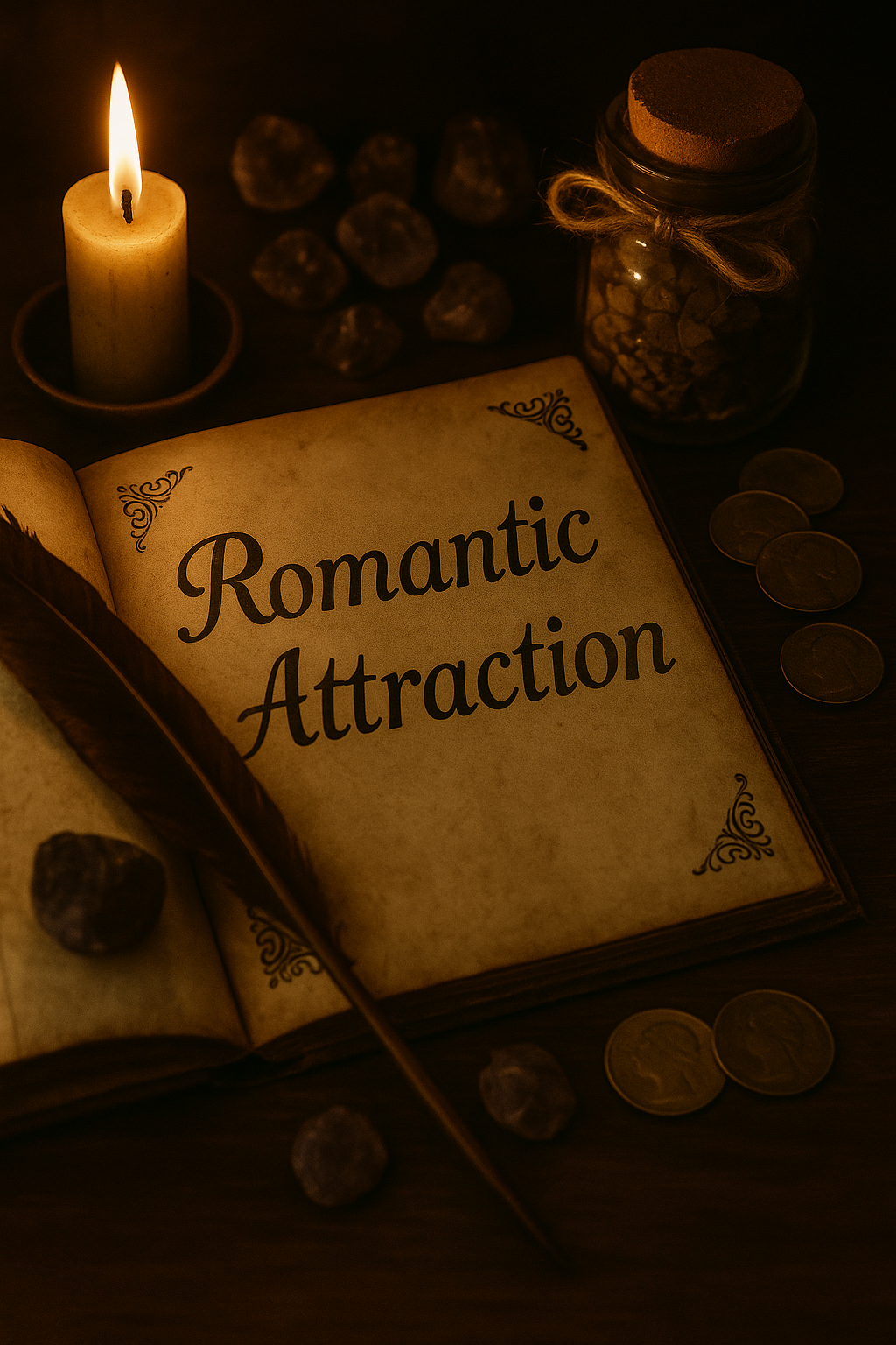 Romantic Attraction Spell Jar | Digital Recipe PDF for Manifesting Love & Aligned Partnerships