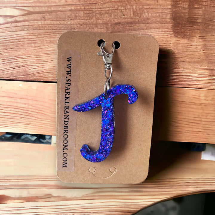 "T" Initial Keychain