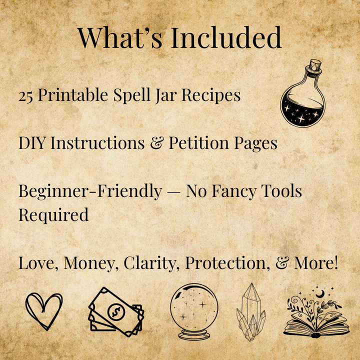 Witchy Jar Magic - Spell Jar Recipe Book