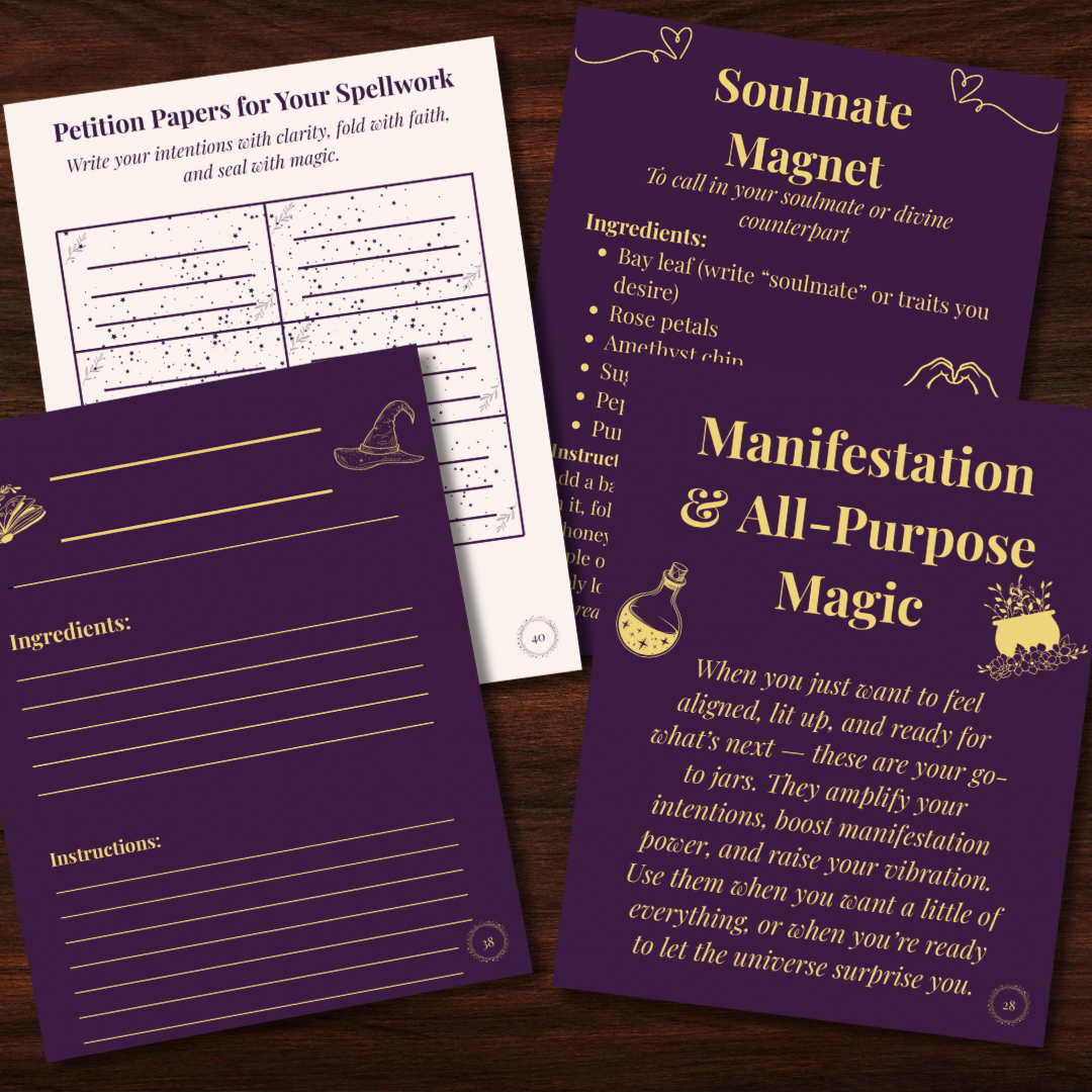 Witchy Jar Magic - Spell Jar Recipe Book