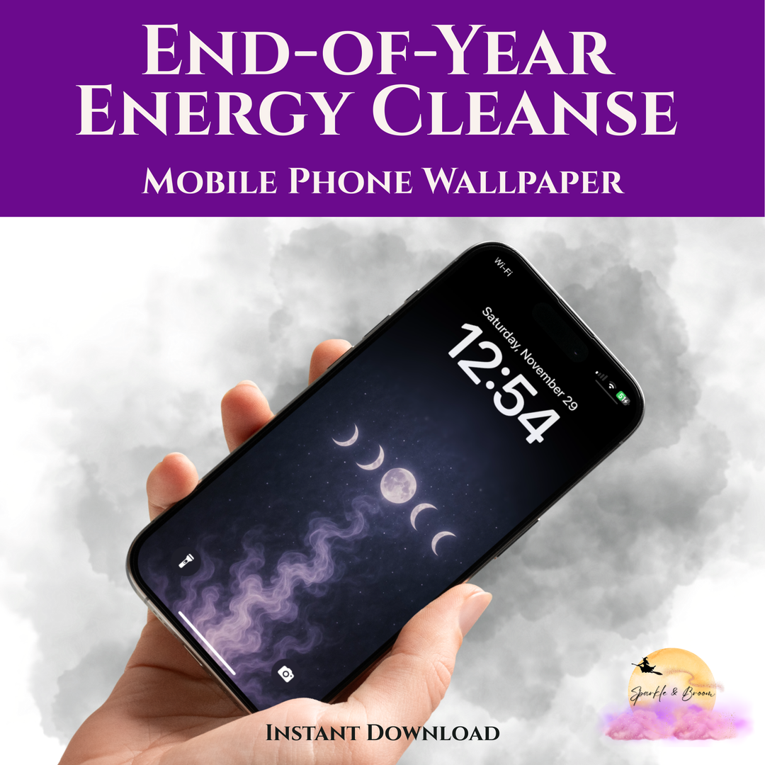End-of-Year Energy Cleanse Purple | Mobile Phone Wallpaper