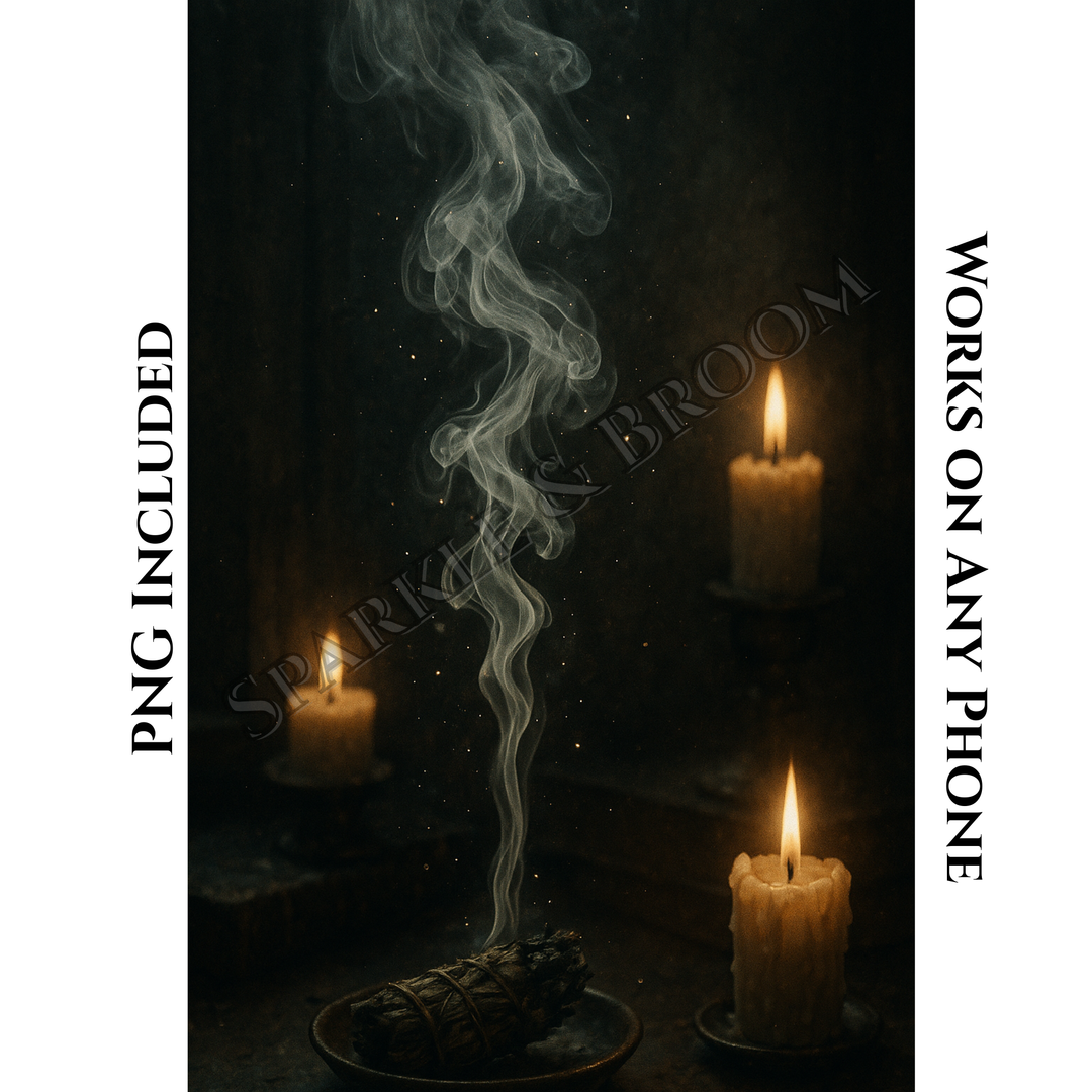 Cleansing Smoke Ritual | Mobile Phone Wallpaper