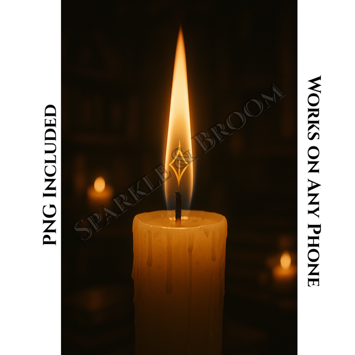 Protection Flame Candle | Mobile Phone Wallpaper