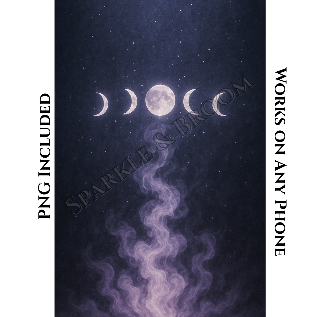 End-of-Year Energy Cleanse Purple | Mobile Phone Wallpaper