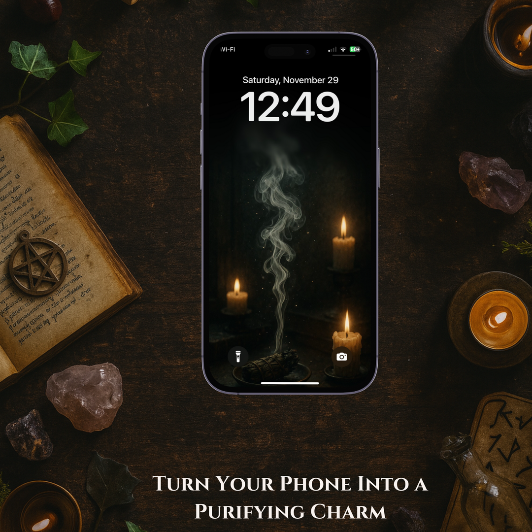 Cleansing Smoke Ritual | Mobile Phone Wallpaper