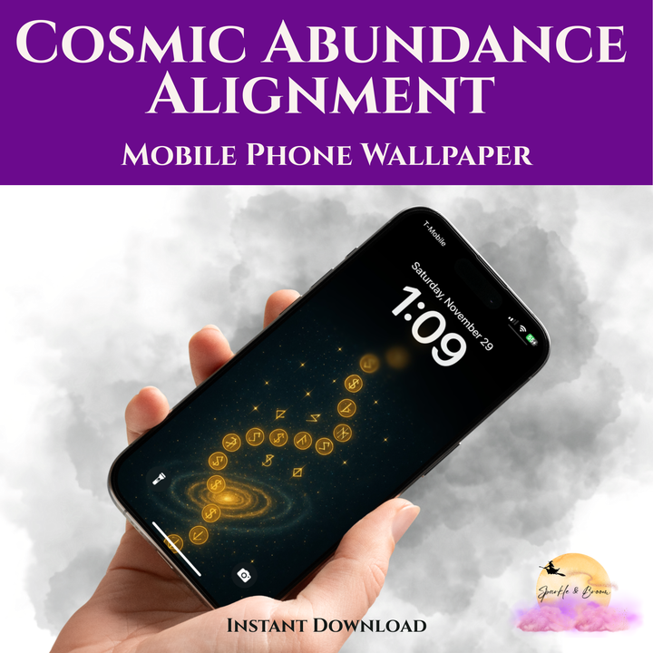 Cosmic Abundance Alignment | Mobile Phone Wallpaper
