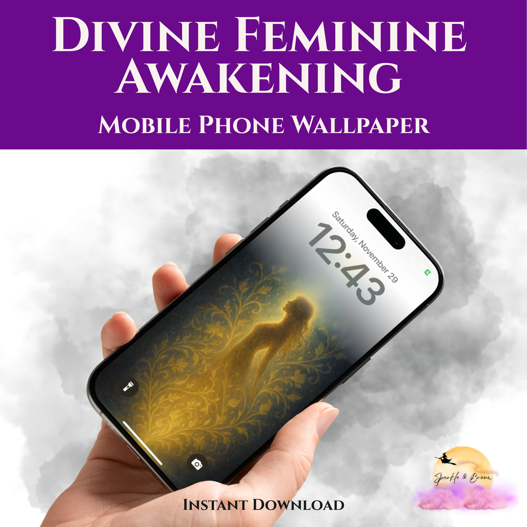 Divine Feminine Awakening | Mobile Phone Wallpaper