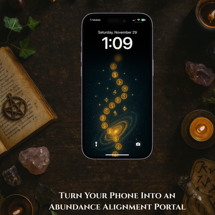 Cosmic Abundance Alignment | Mobile Phone Wallpaper