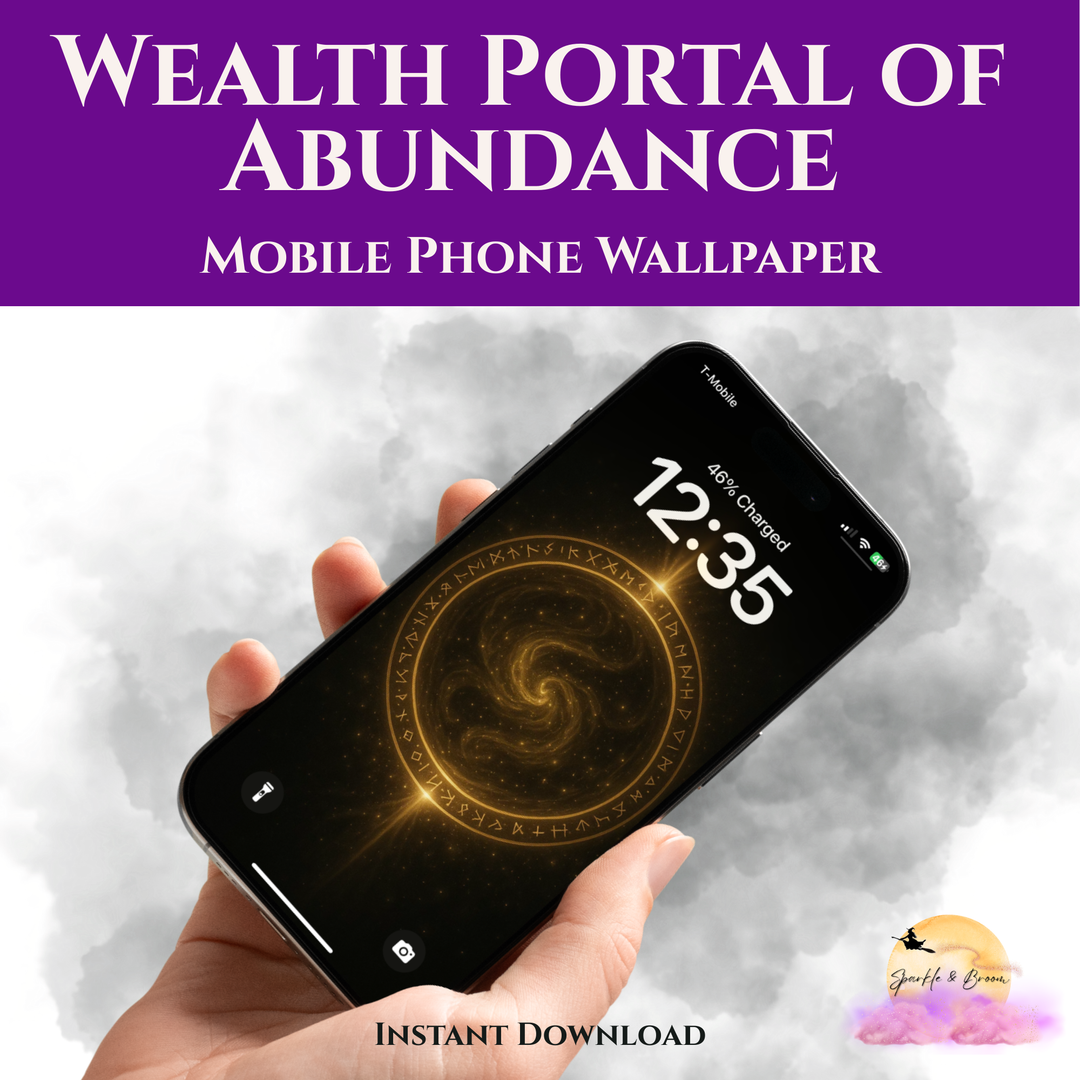 Wealth Portal of Abundance | Mobile Phone Wallpaper