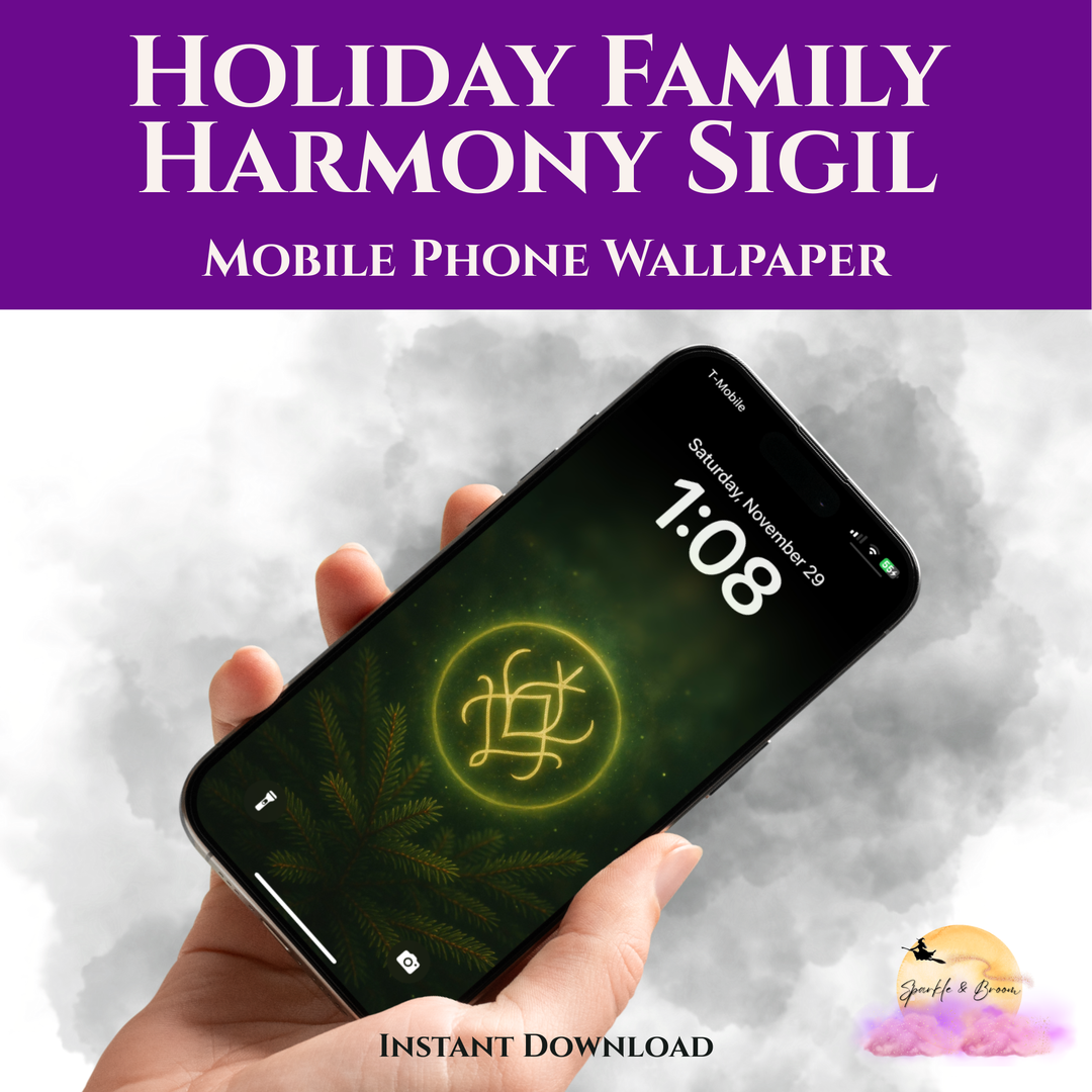 Holiday Family Harmony Sigil | Mobile Phone Wallpaper