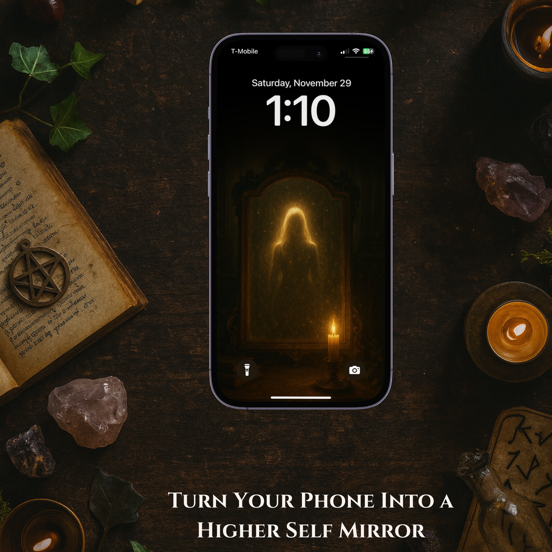 Mirror of the Higher Self | Mobile Phone Wallpaper