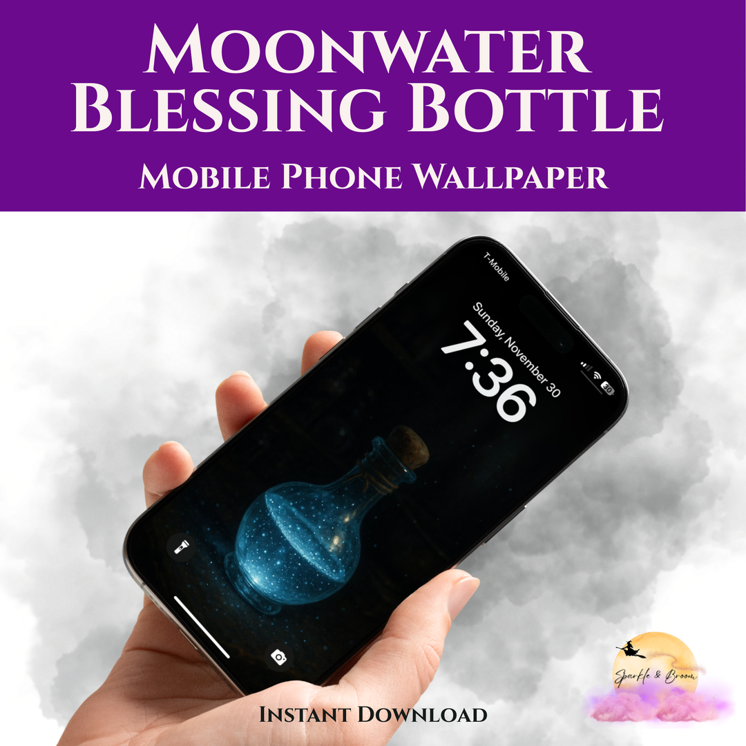 Moonwater Blessing Bottle | Mobile Phone Wallpaper