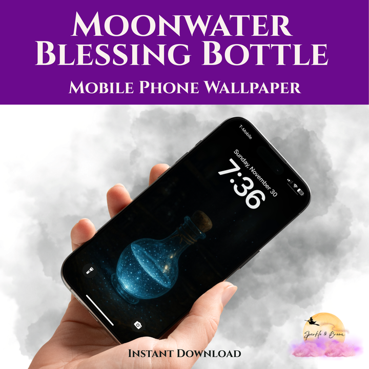 Moonwater Blessing Bottle | Mobile Phone Wallpaper