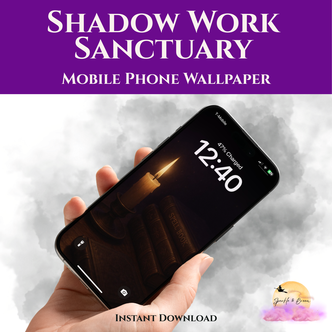 Shadow Work Sanctuary | Mobile Phone Wallpaper