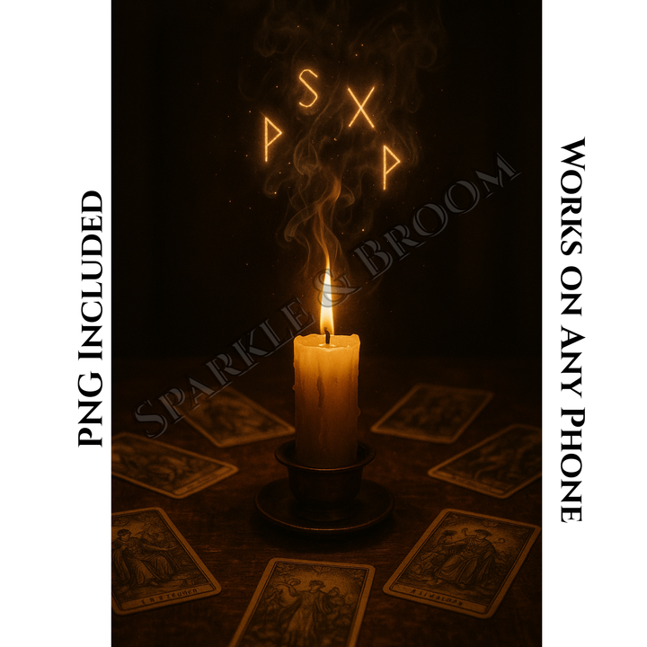 The Fortune Teller's Candle | Mobile Phone Wallpaper