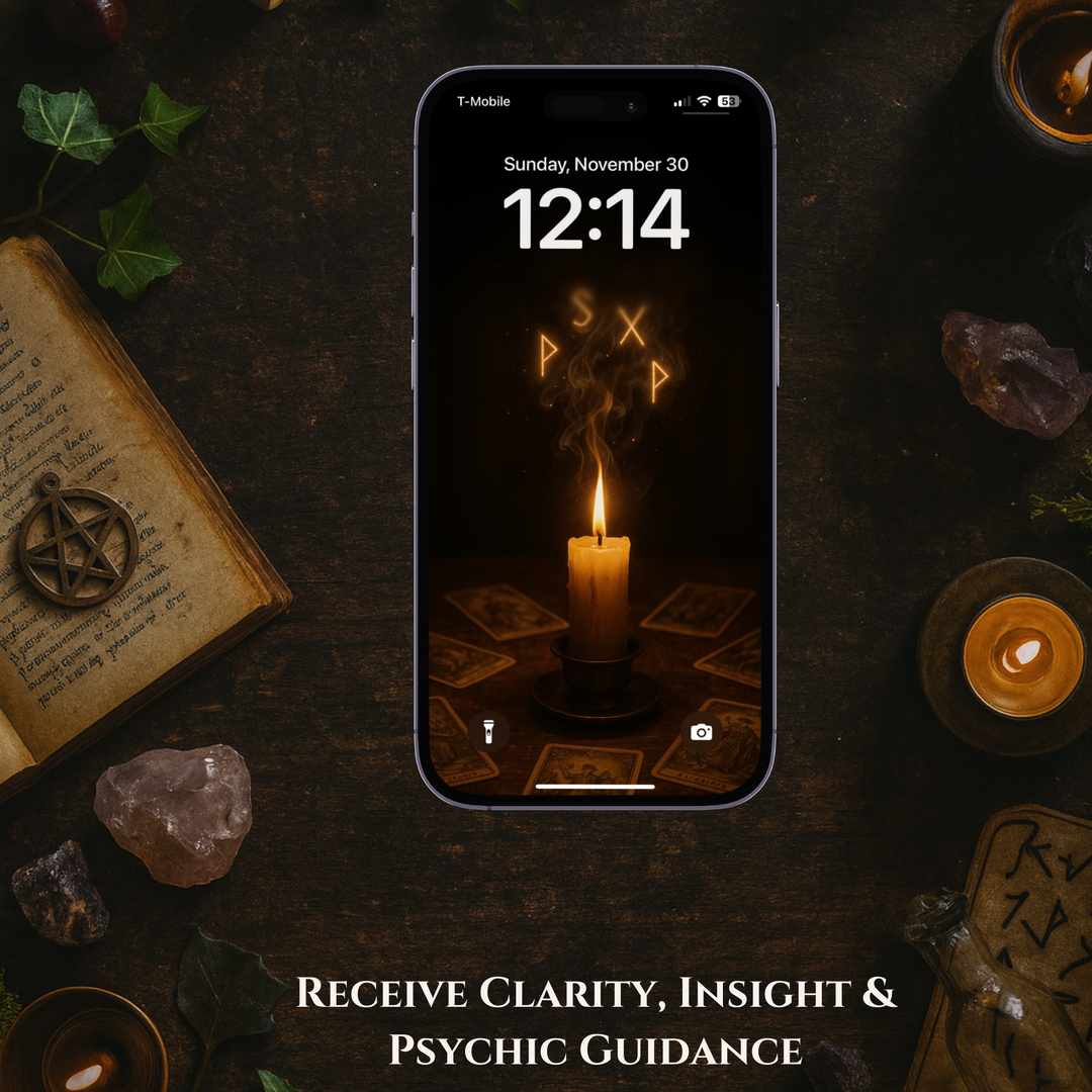 The Fortune Teller's Candle | Mobile Phone Wallpaper
