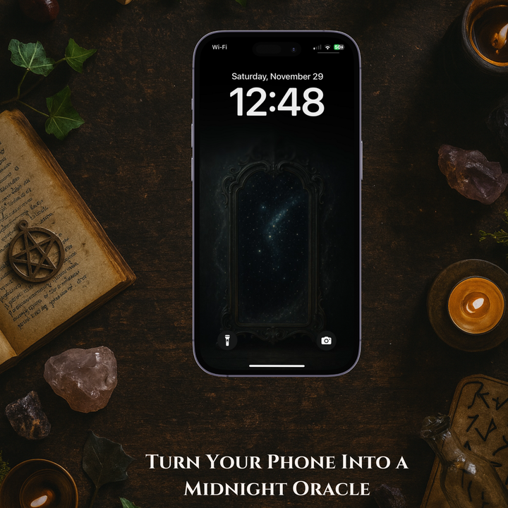 Night Witch Oracle Mirror | Mobile Phone Wallpaper