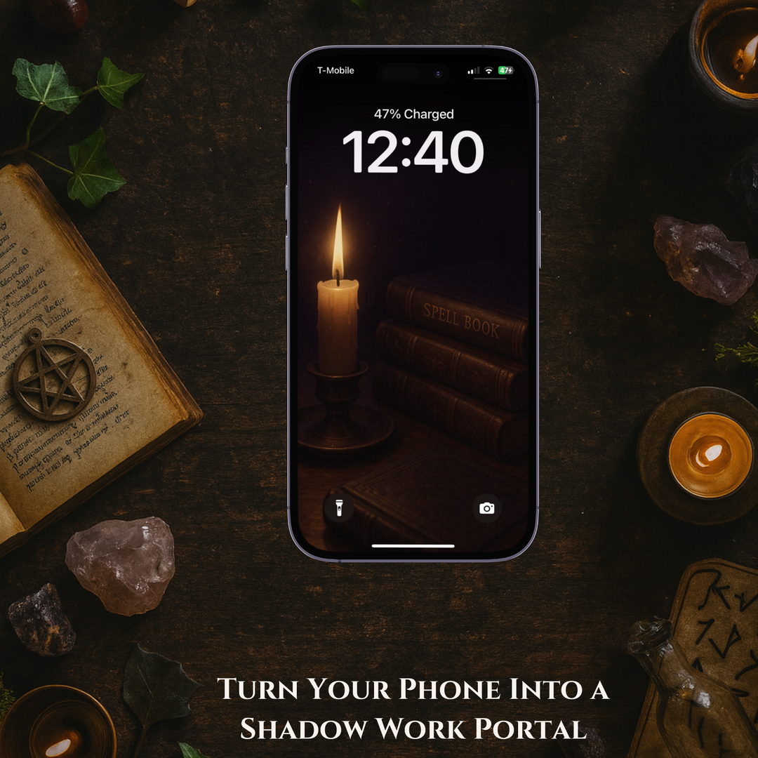 Shadow Work Sanctuary | Mobile Phone Wallpaper