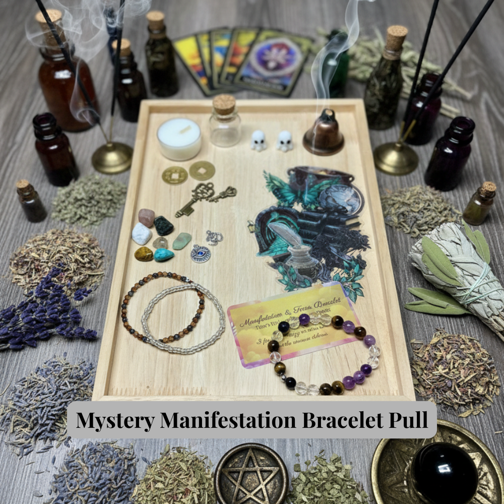 Mystery Manifestation Bracelet Pull – Intention, Charms & Witchy Surprises